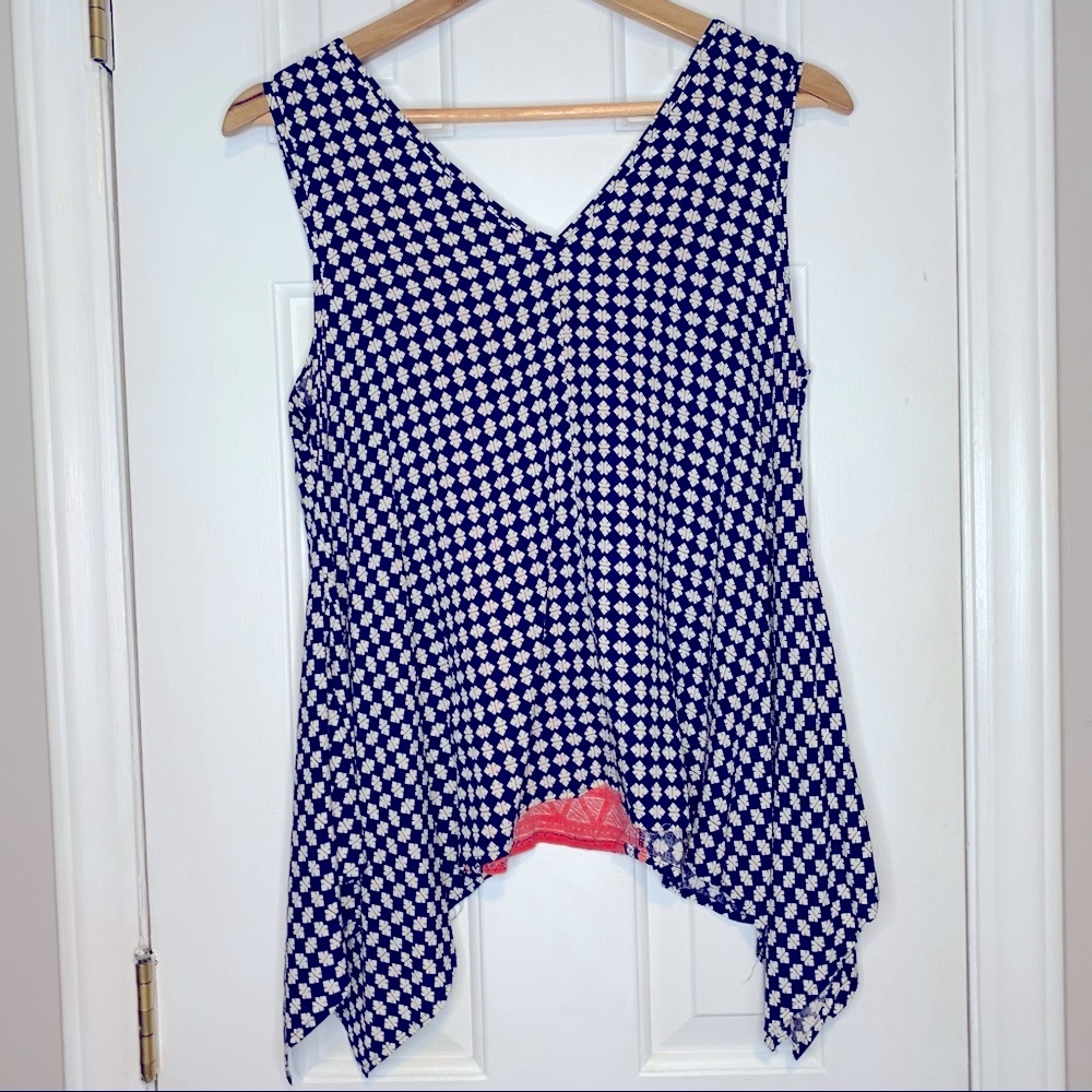 Thml Aztec Patterned Swing Tank Top | Size Small - image 5